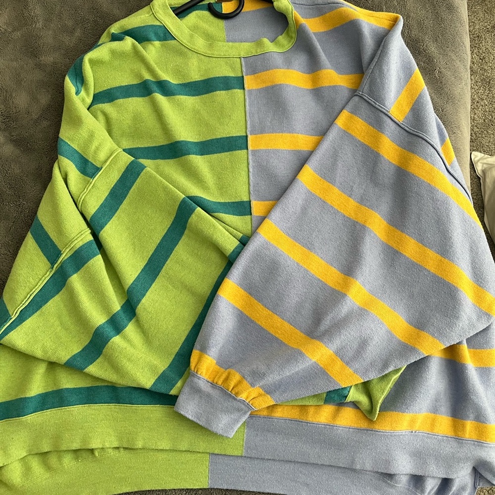 Colorful Striped FP Womens Sweater